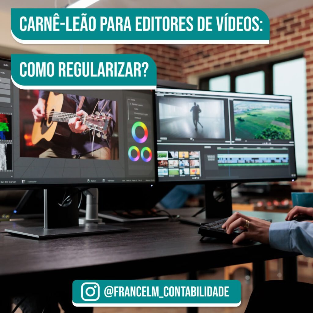 Carnê-leão para editores de vídeos: como regularizar?