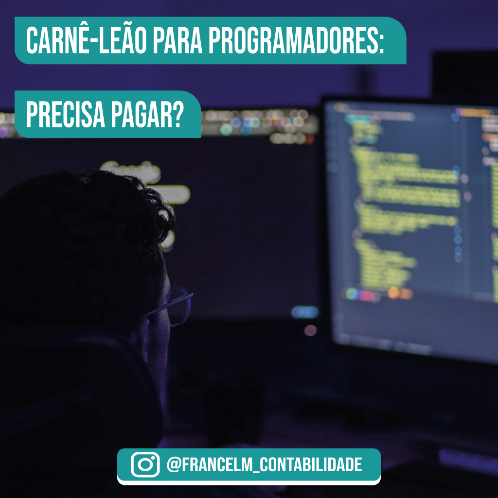Carnê-leão para programadores: Precisa pagar?