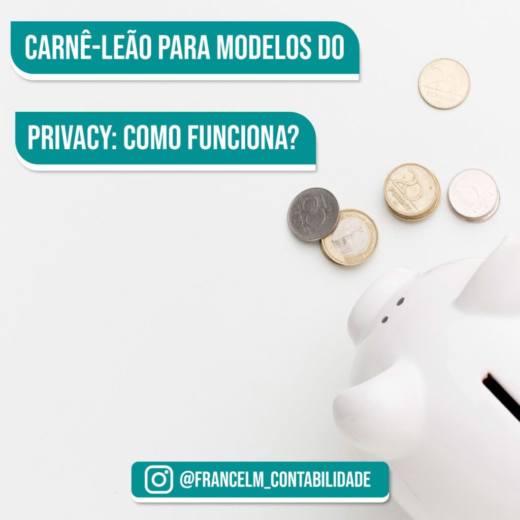 Carnê-leão para Modelos do Privacy: Como pagar?