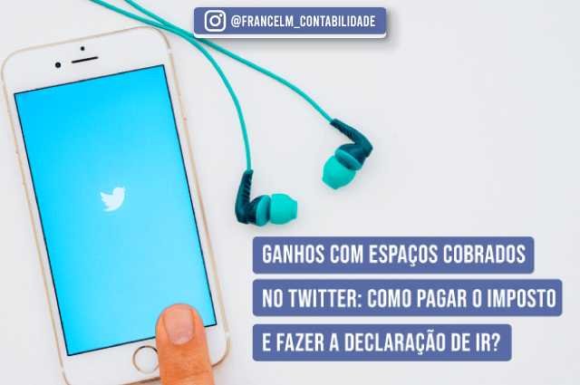 Imposto de renda para ganhos da twitter: Como regularizar?